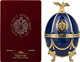 Imperial Collection Vodka Fabergé Ei Saphir 40%, Volume 0.7 l in Geschenkbox