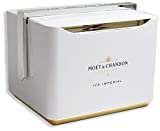 Moet & Chandon Ice Imperial Festival Kühler Geschenk Set mit Eisbox, 2 Champagner Flaschen und 6 Gläser (weiß) - Limited Edition (2 x 0.75 l)