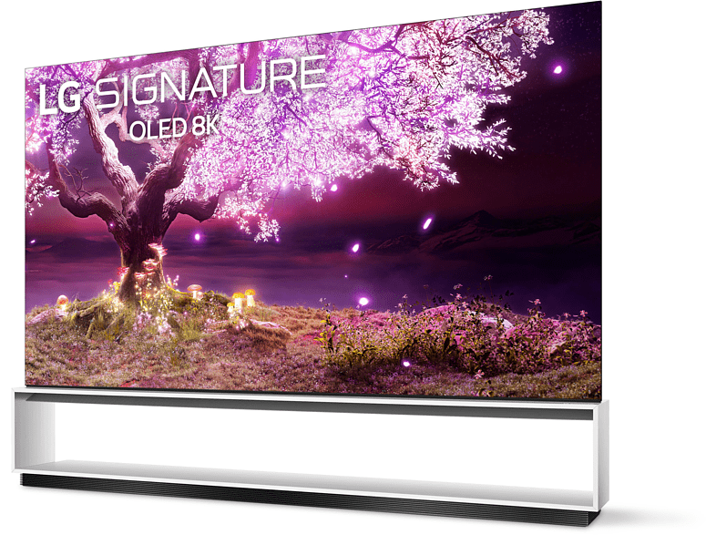 Großformatiger Fernseher im Wohnbereich