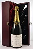 Bollinger Extra Quality Very Dry Vintage Champagne 1959 (2cm inverted ullage) in einer mit Seide ausgestatetten Geschenkbox, da zu 4 Weinaccessoires, 1 x 750ml